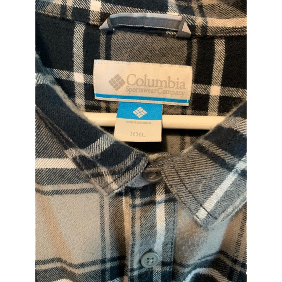 Columbia UGA Plaid Flannel Button Down Shirt - Picture 5 of 6